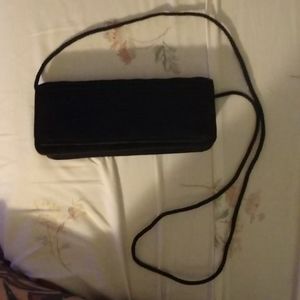 Crossbody evening satin purse